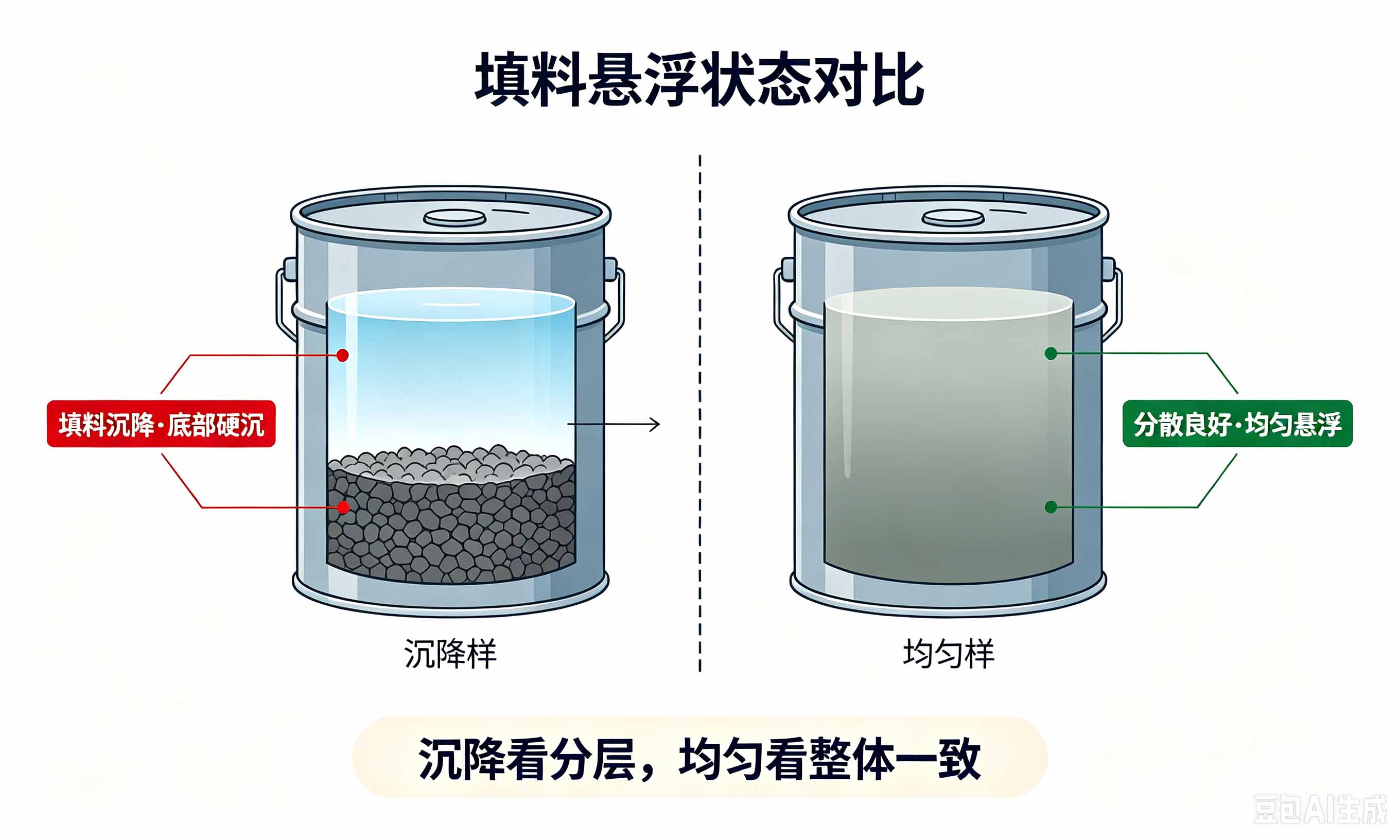 粘合剂分散剂防填料沉降对比