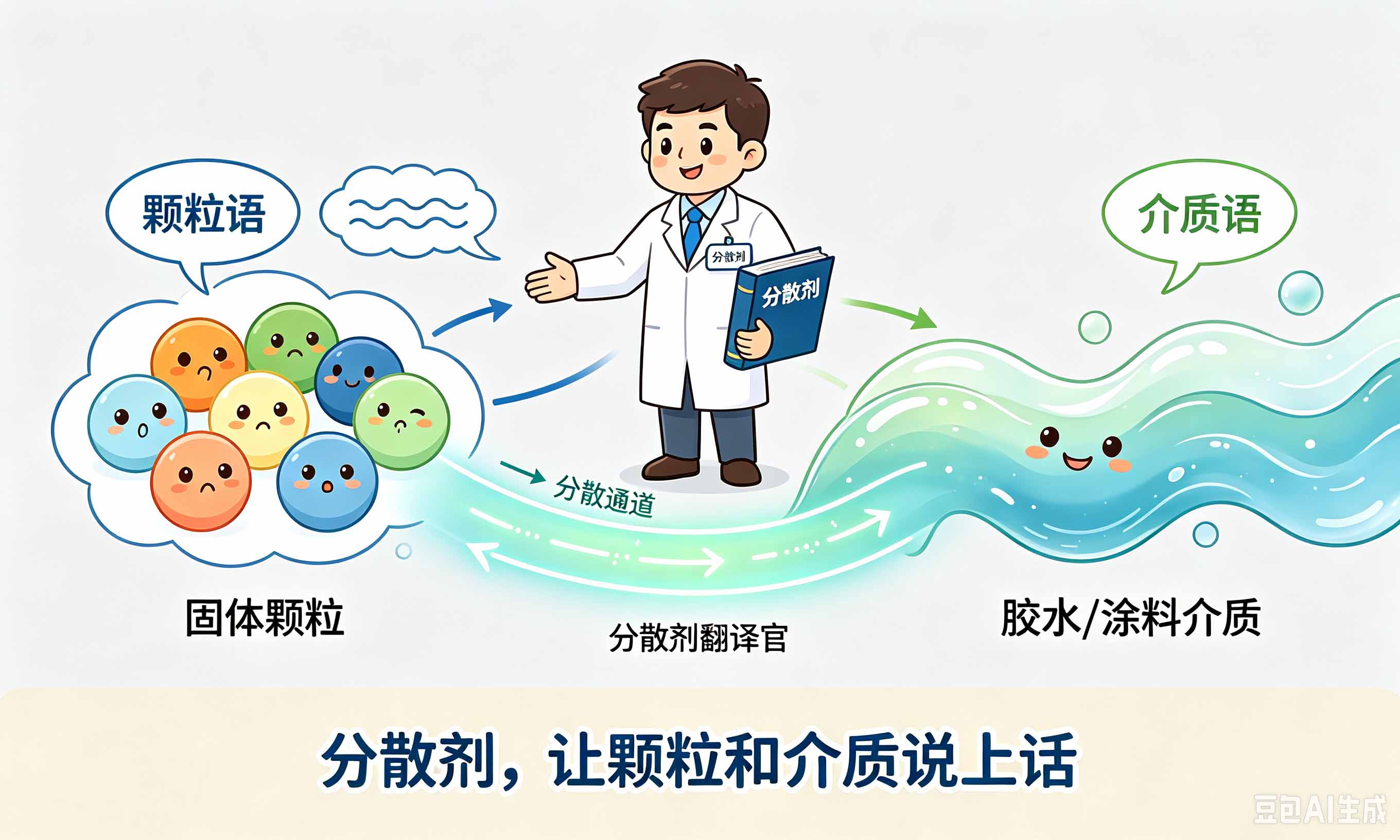 胶水涂料分散剂翻译官隐喻