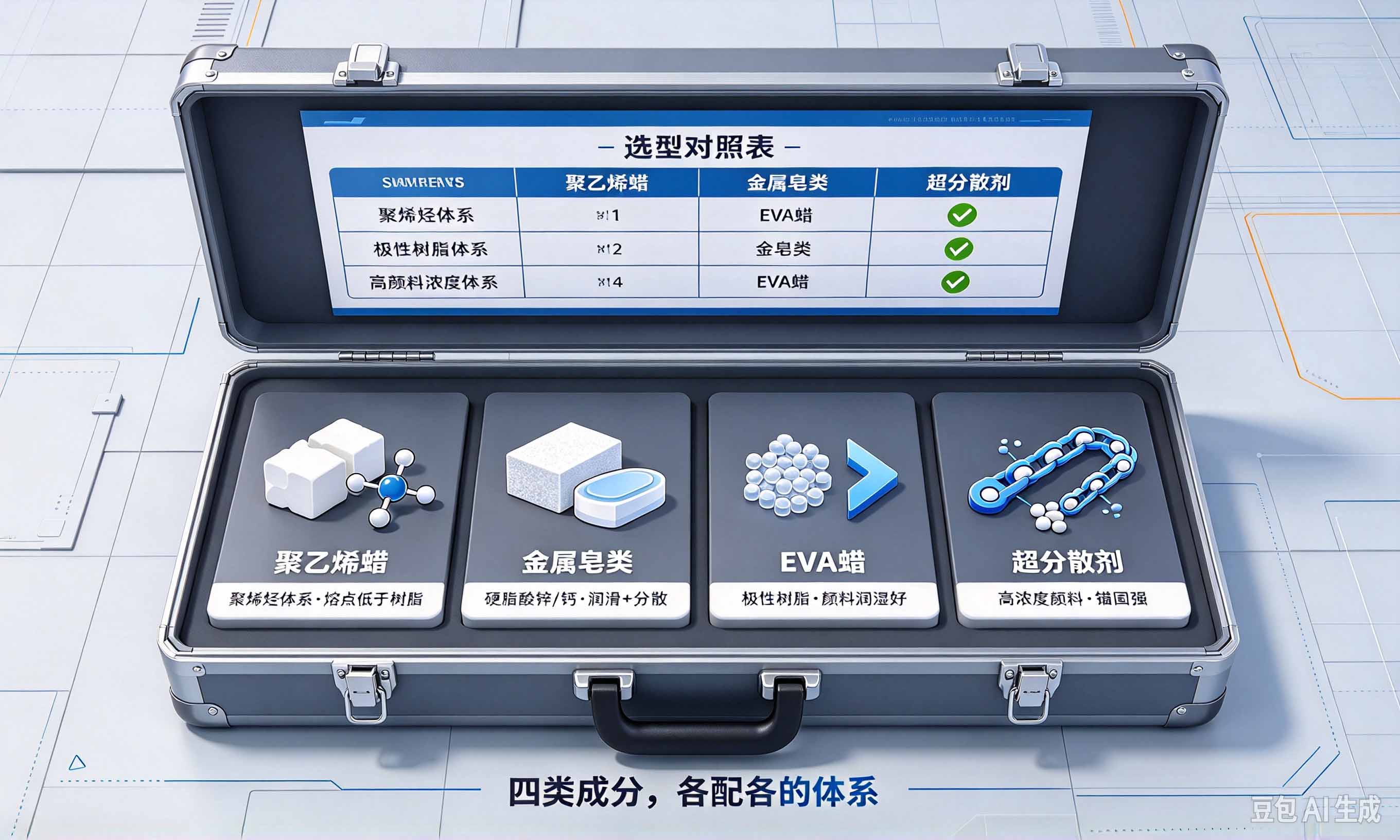 色母分散剂四类主要成分工具箱