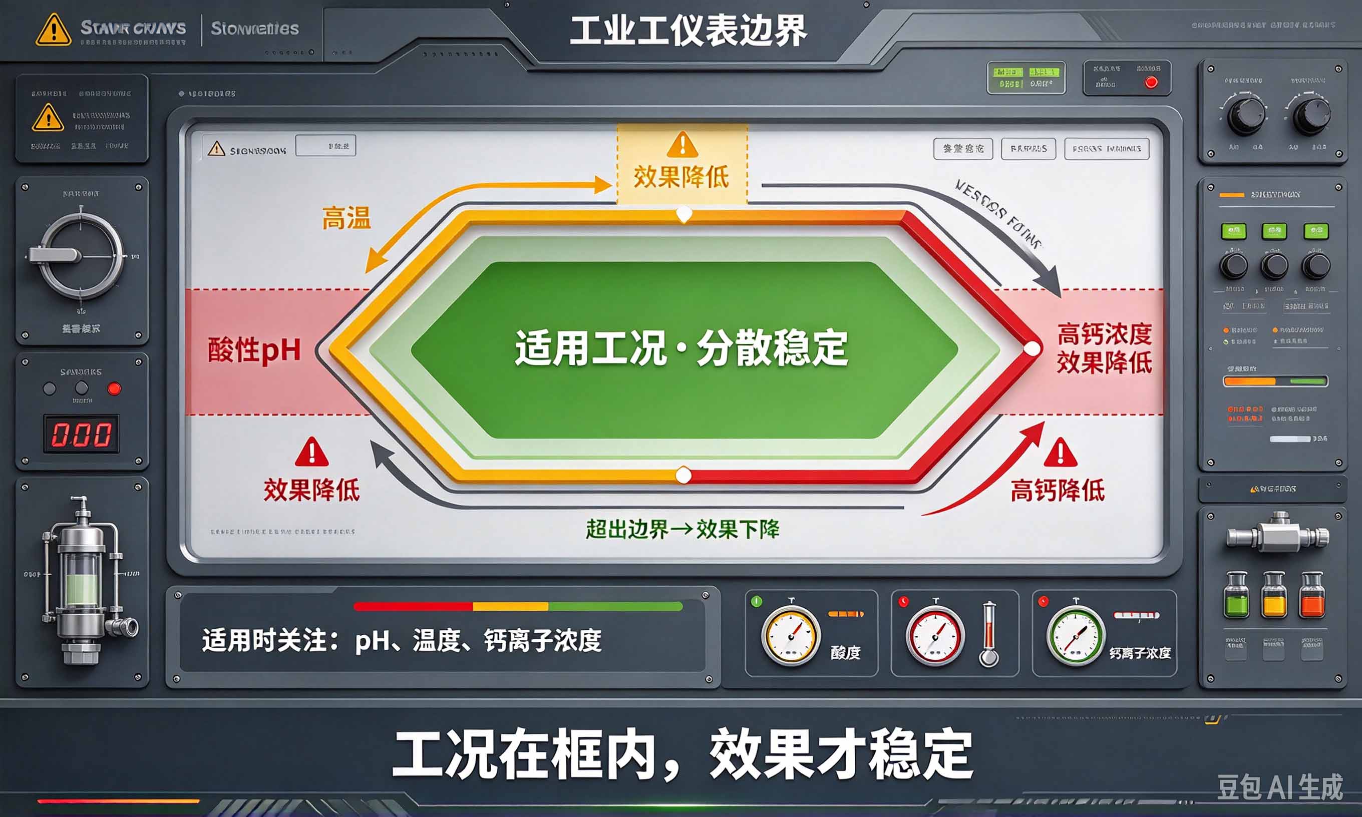 多聚磷酸钠盐分散剂适用工况边界