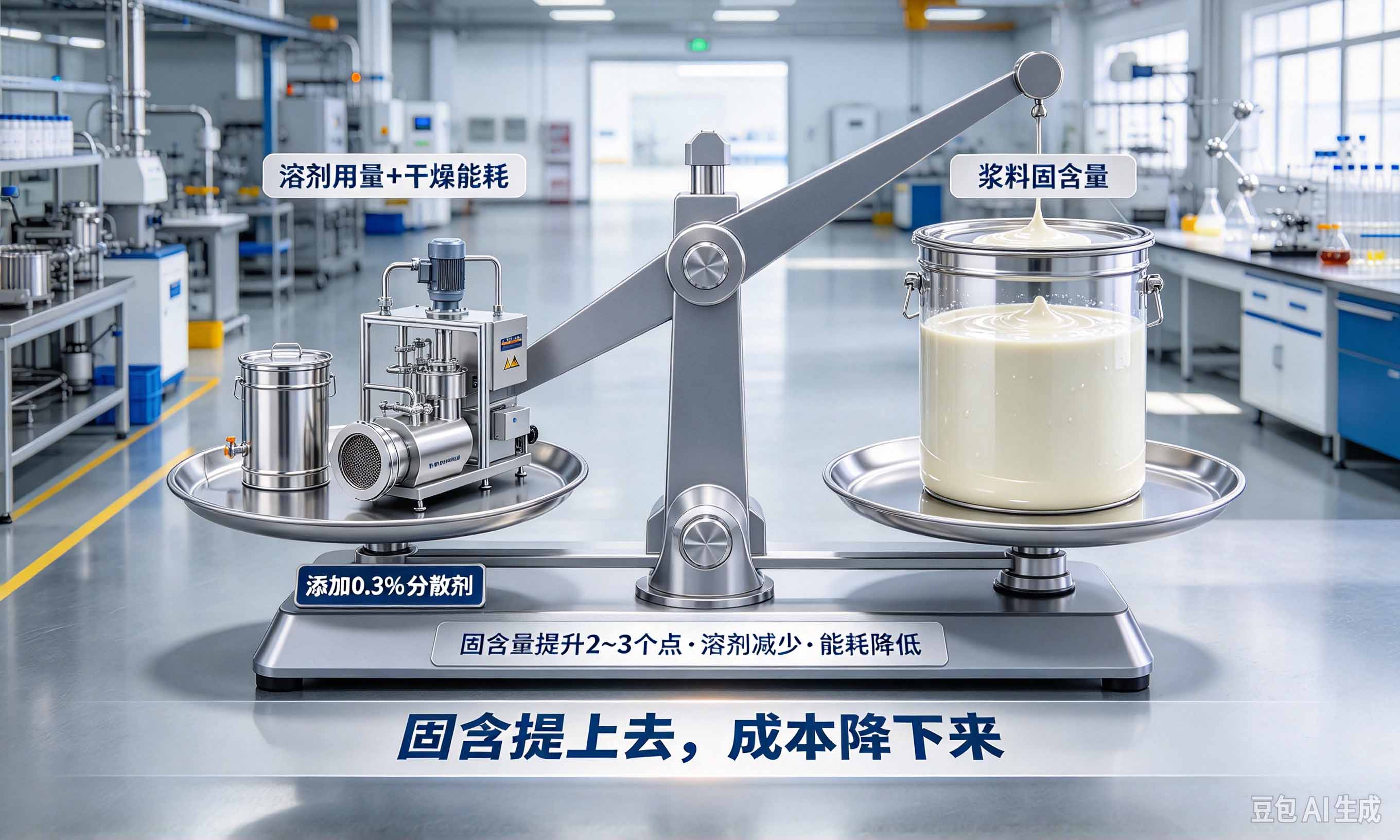 锂电池分散剂固含量提升成本账