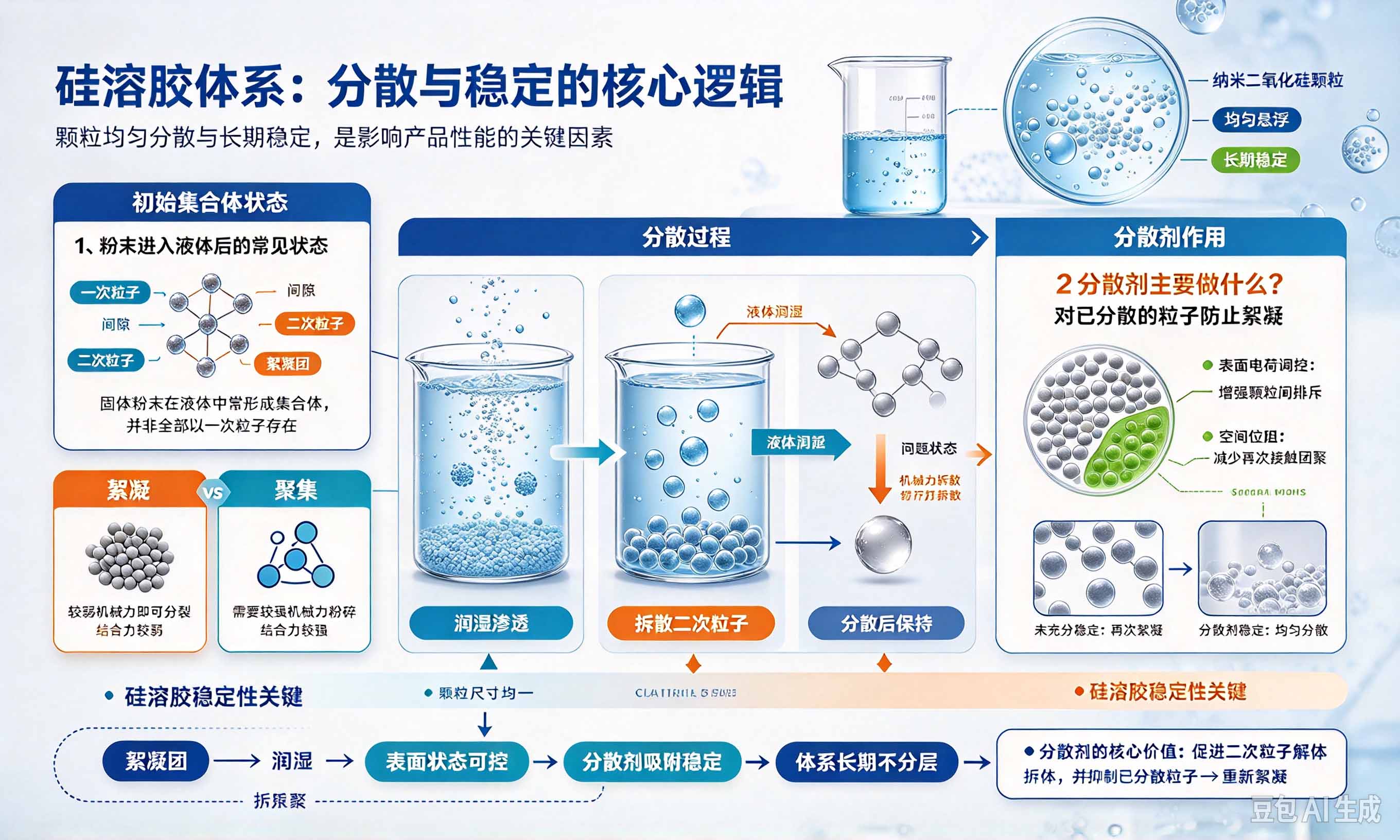 硅溶胶体系机理图