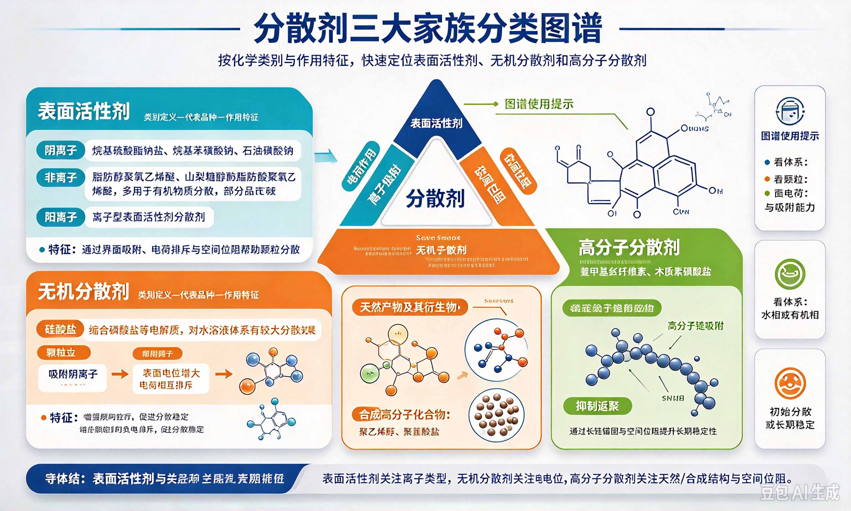 分散剂三大类别