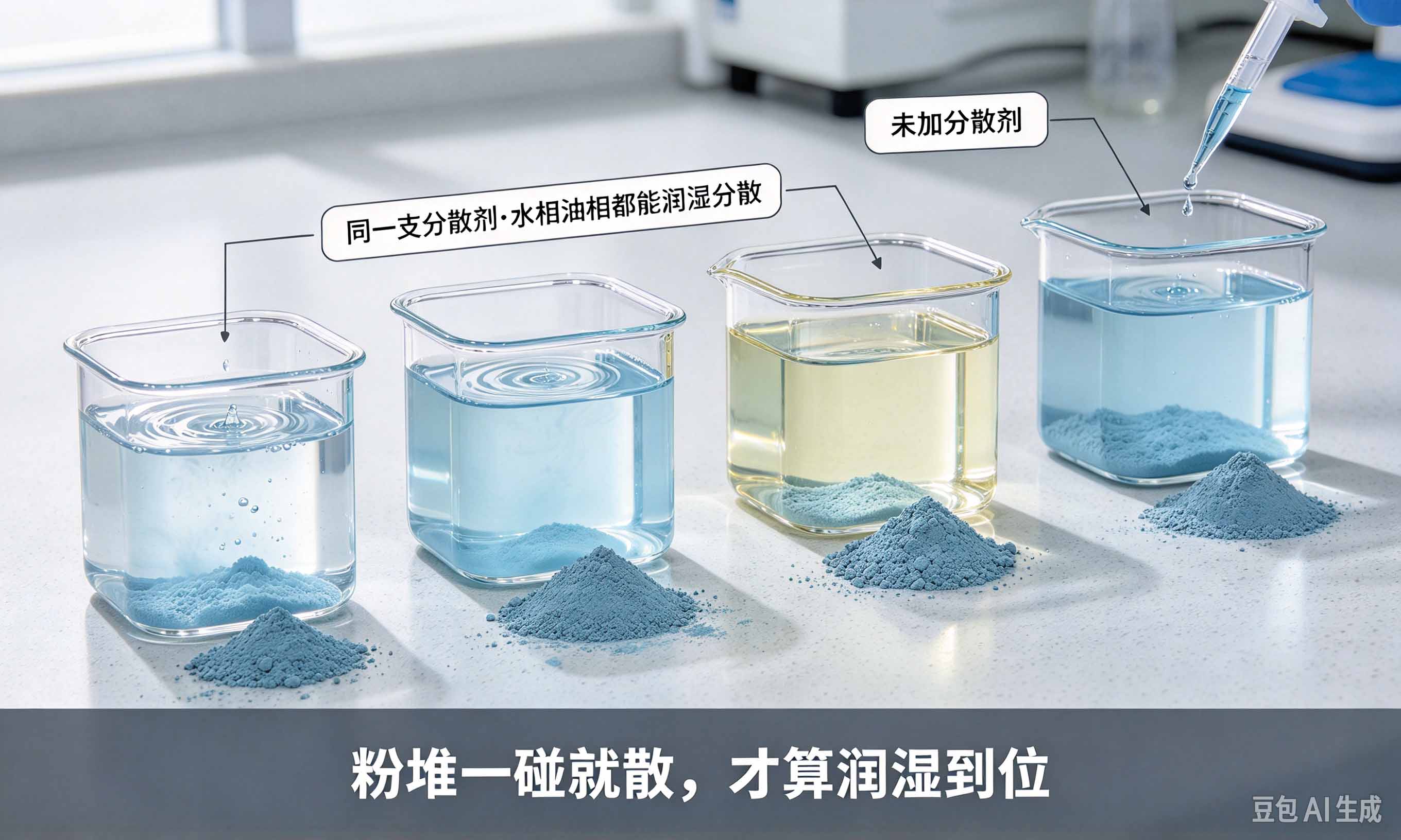 通用分散剂双相润湿对比
