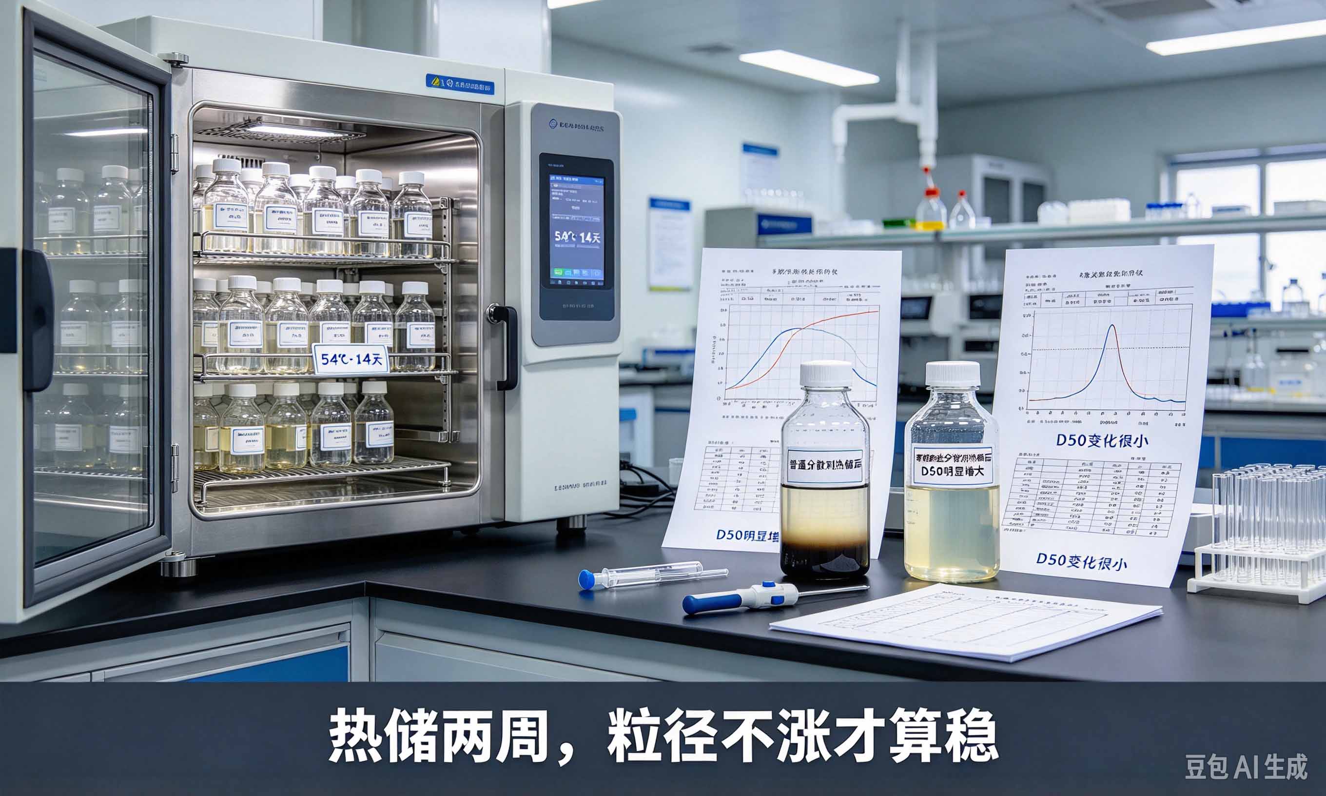 萘磺酸盐分散剂热储粒径检测