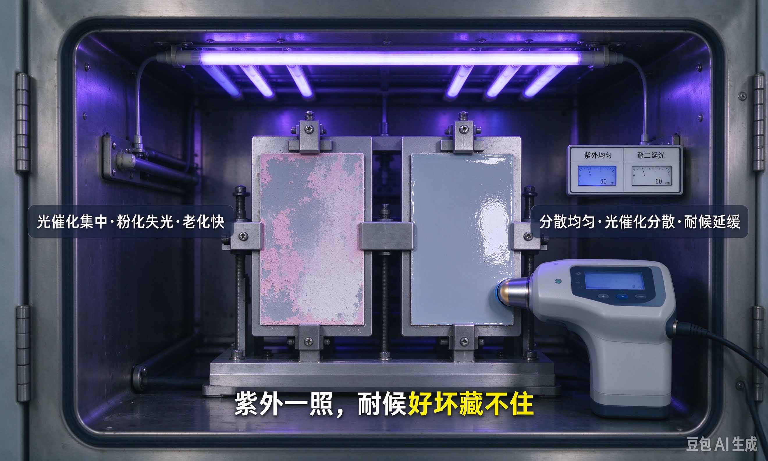 聚苯烯酸钠盐分散剂紫外老化对比