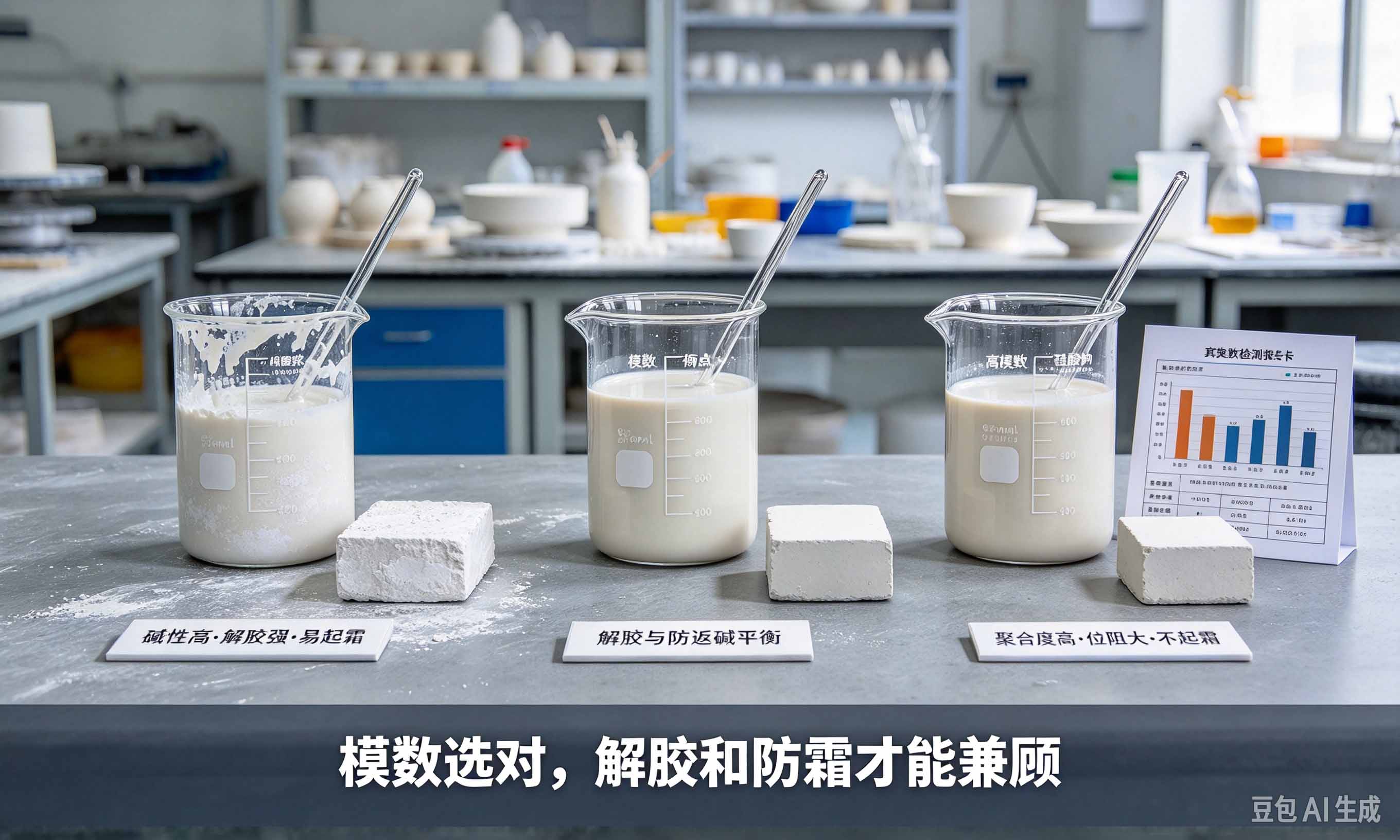 硅酸钠分散剂模数平衡对比