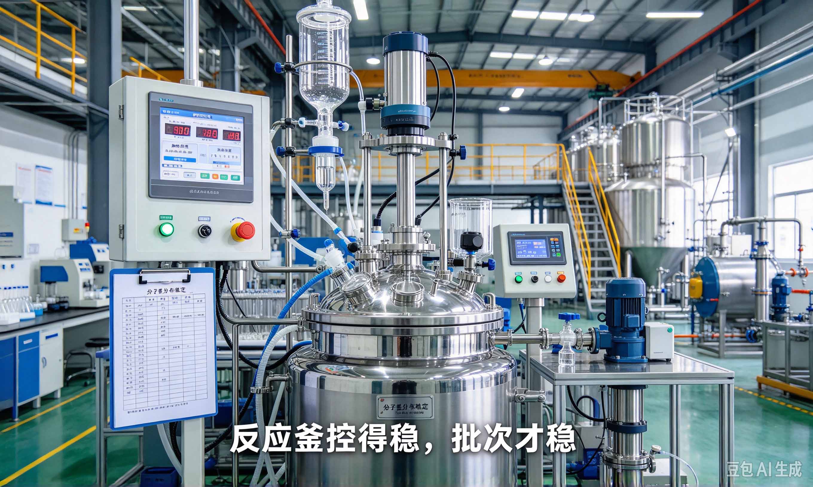 聚羧酸螯合分散剂反应釜控制