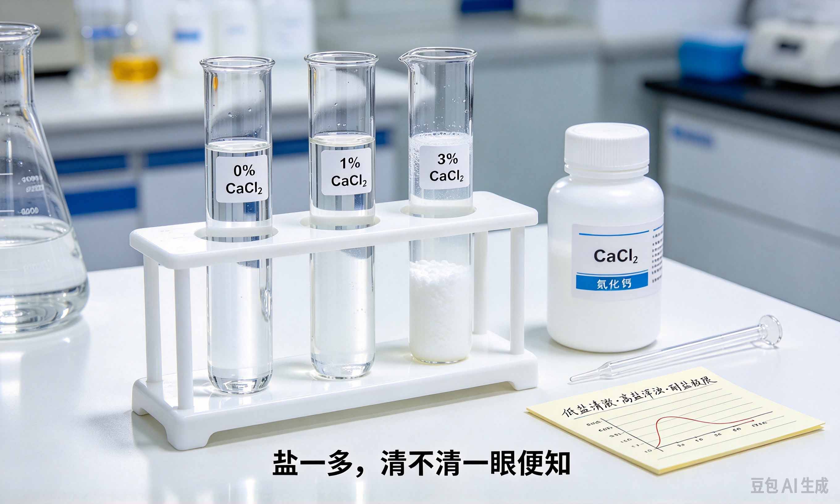 聚醚分散剂耐盐测试对比