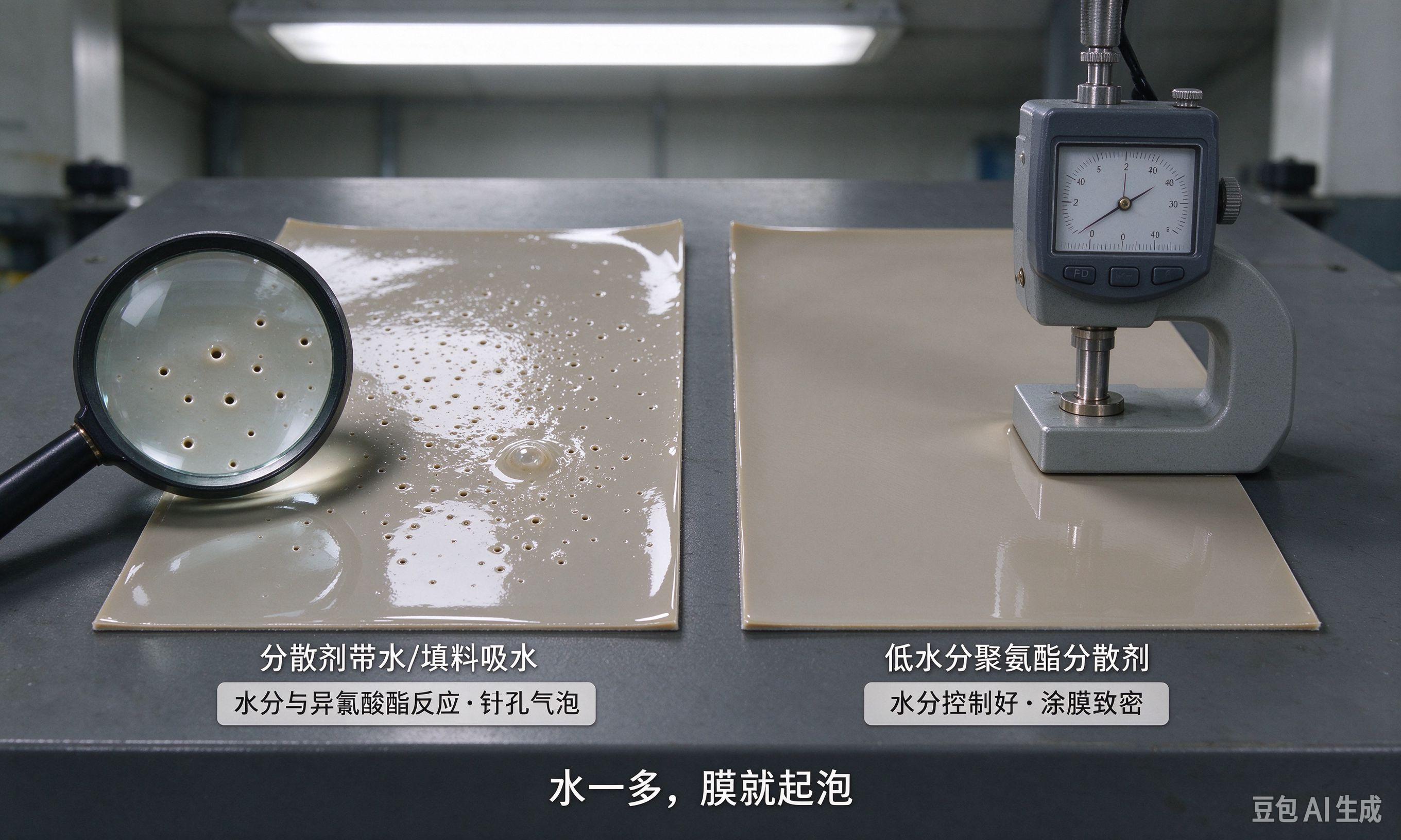 聚氨酯分散剂涂膜针孔气泡